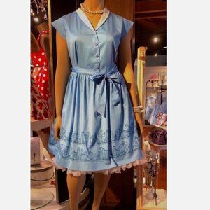 Disney Parks The Dress Shop Beauty and the Beast Belle Library Blue M No Belt